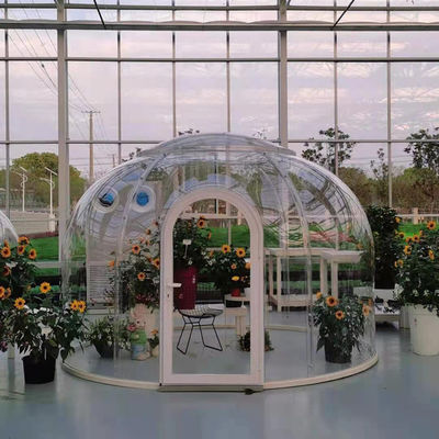 Kwaliteit  PC Polycarbonate Garden Bubble Tent Diameter 3.5m Large Dome Tent fabriek
