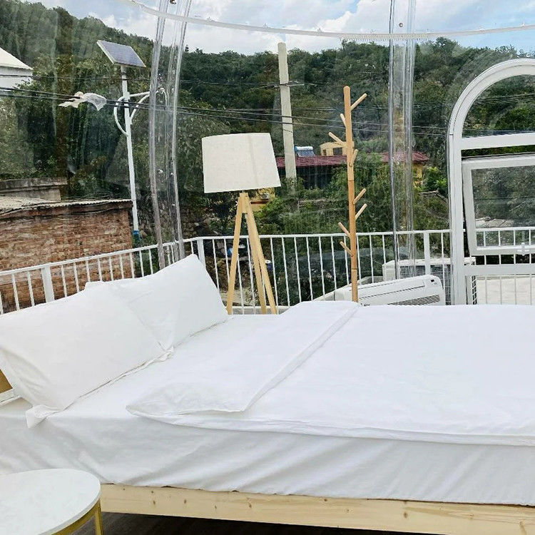 De Tentendiameter 5m van de gepaste kleur Openluchtbel Waterdichte Koepeltenten