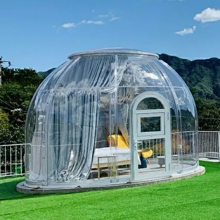 De Tentendiameter 5m van de gepaste kleur Openluchtbel Waterdichte Koepeltenten