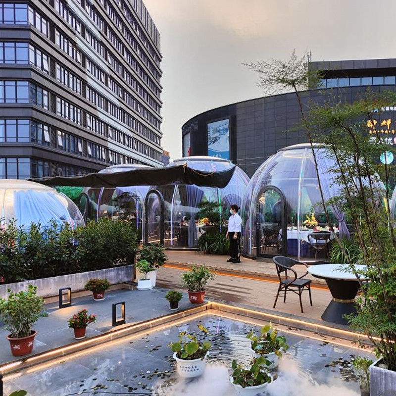 Fabriek Direct Tuin Zonnekamer Strand Buiten Transparent Dome Camping Tent Tiny House