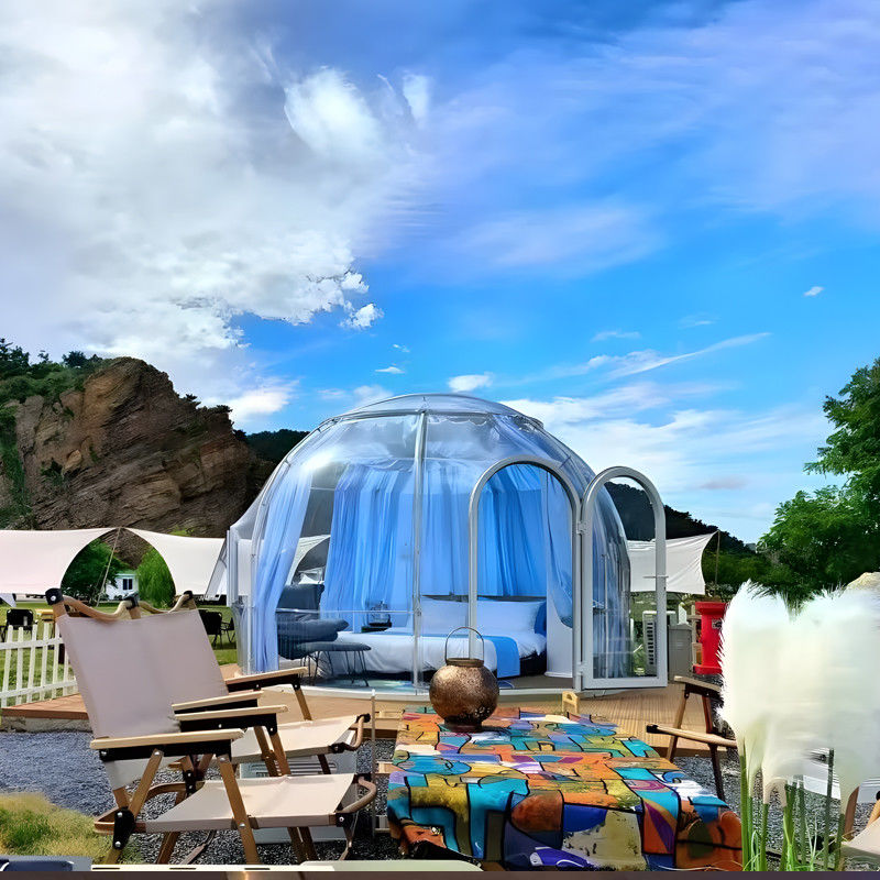 Prefab Moderne Zonnekamer Dome Huizen Tuin Huis Glamping Resort Dome Tent