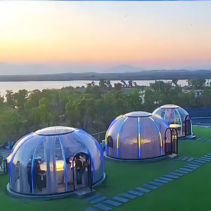 Prefab Moderne Zonnekamer Dome Huizen Tuin Huis Glamping Resort Dome Tent