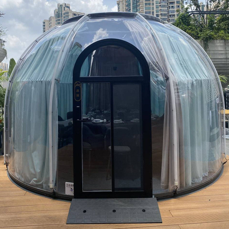 99.9% UV-resistentie Helder PC Dome House Igloo Bubble Tent Voor buitenkamperen