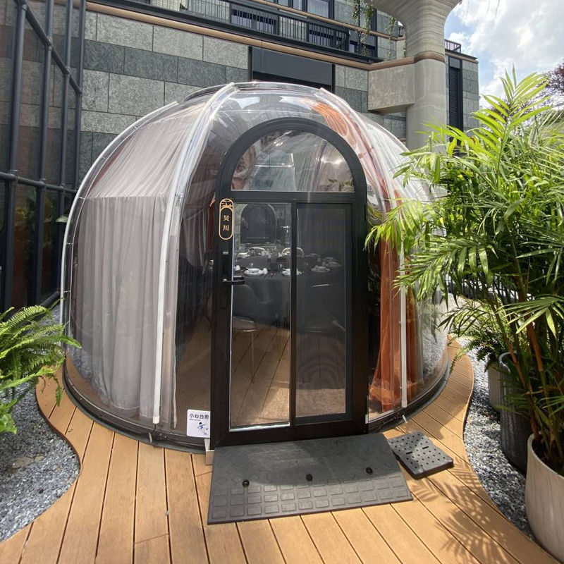 99.9% UV-resistentie Helder PC Dome House Igloo Bubble Tent Voor buitenkamperen