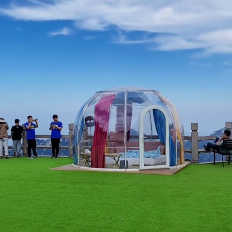 3m x 2.3m Igloo Bubble Tent Waterdicht PC Clear Dome Tent voor feestjes en evenementen