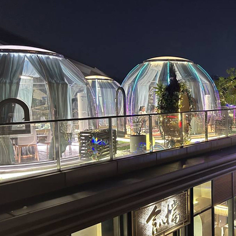 3m x 2.3m Igloo Bubble Tent Waterdicht PC Clear Dome Tent voor feestjes en evenementen