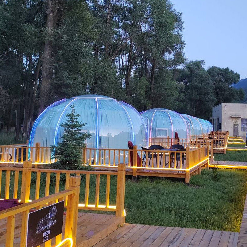 3m x 2.3m Igloo Bubble Tent Waterdicht PC Clear Dome Tent voor feestjes en evenementen