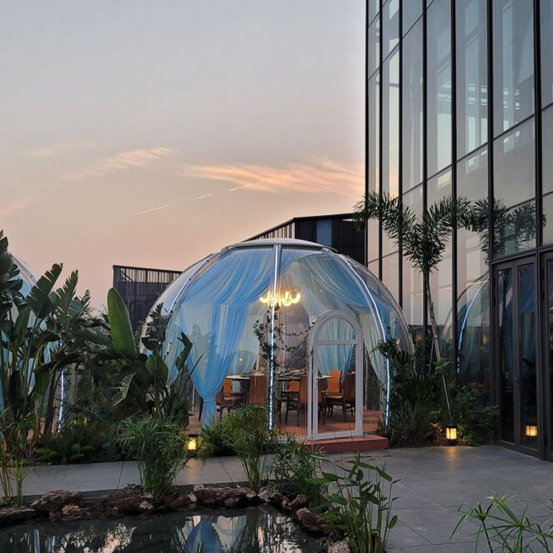 PC Dome House Glamping Bubble Tent voor buitencamping en achtertuinfeesten