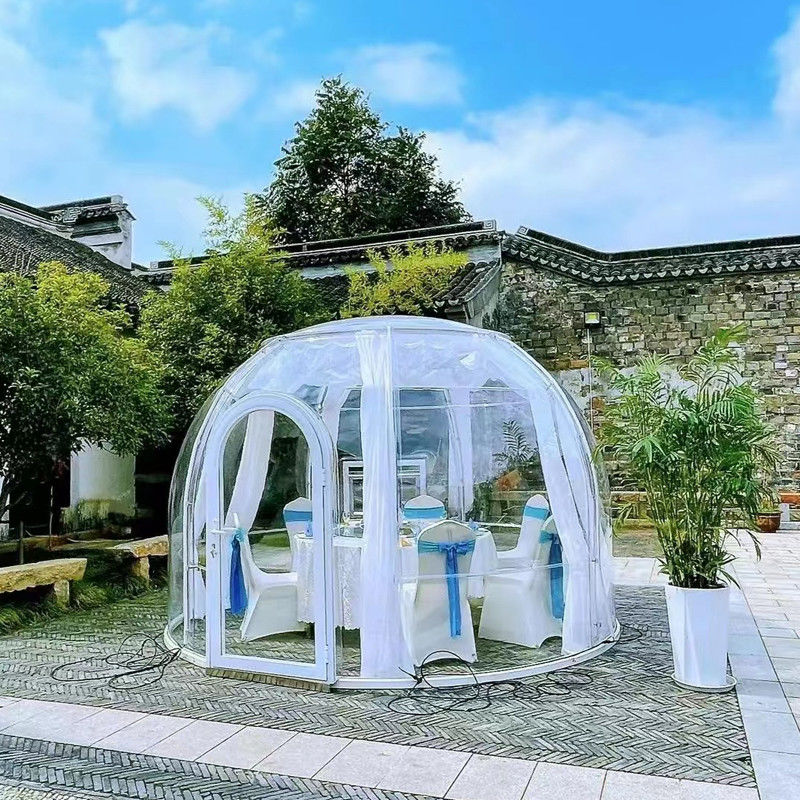 PC Dome House Glamping Bubble Tent voor buitencamping en achtertuinfeesten