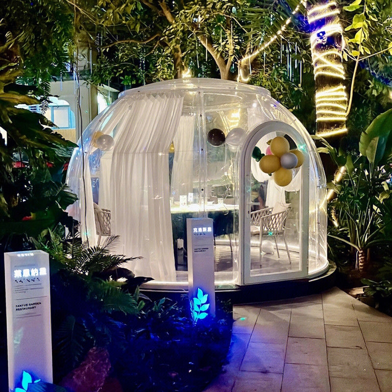 PC Dome House Glamping Bubble Tent voor buitencamping en achtertuinfeesten