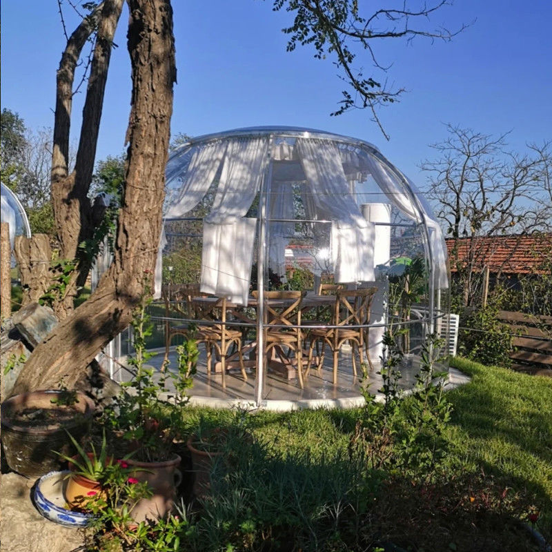 6m geodetische pc helder koepel UV-weerstand 99,9% koepel huis voor feestjes en evenementen